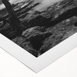 Art deco poster of the Kentucky landscape in muted green and blue tones on a rolled canvas, suitable for dining room decor.