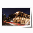 Rolled print of New Orleans scenery in muted earth tones, ideal for art wall dining room.