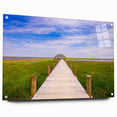 Acrylic print of a Louisiana landscape in soft pastel hues, ideal for bedroom or dining room art.