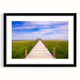Extra large abstract art print of a colorful Louisiana landscape, with rich textures on a black framed canvas.