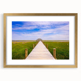 Abstract art print depicting textured Louisiana scenery in muted gold and green tones on a large framed canvas.