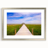 Textured abstract art print of a Louisiana landscape in muted earth tones, framed in silver, ideal for bedroom art.