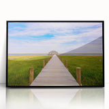 Large abstract wall art of Louisiana scenery in muted earth tones on framed acrylic, suitable for modern living room decor.