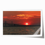 Rolled print of Annapolis scenery with lush florals in soft pastel shades.