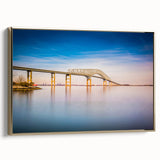 Framed canvas of vintage-style Baltimore landscape in black and gold tones, ideal for bedroom wall art.
