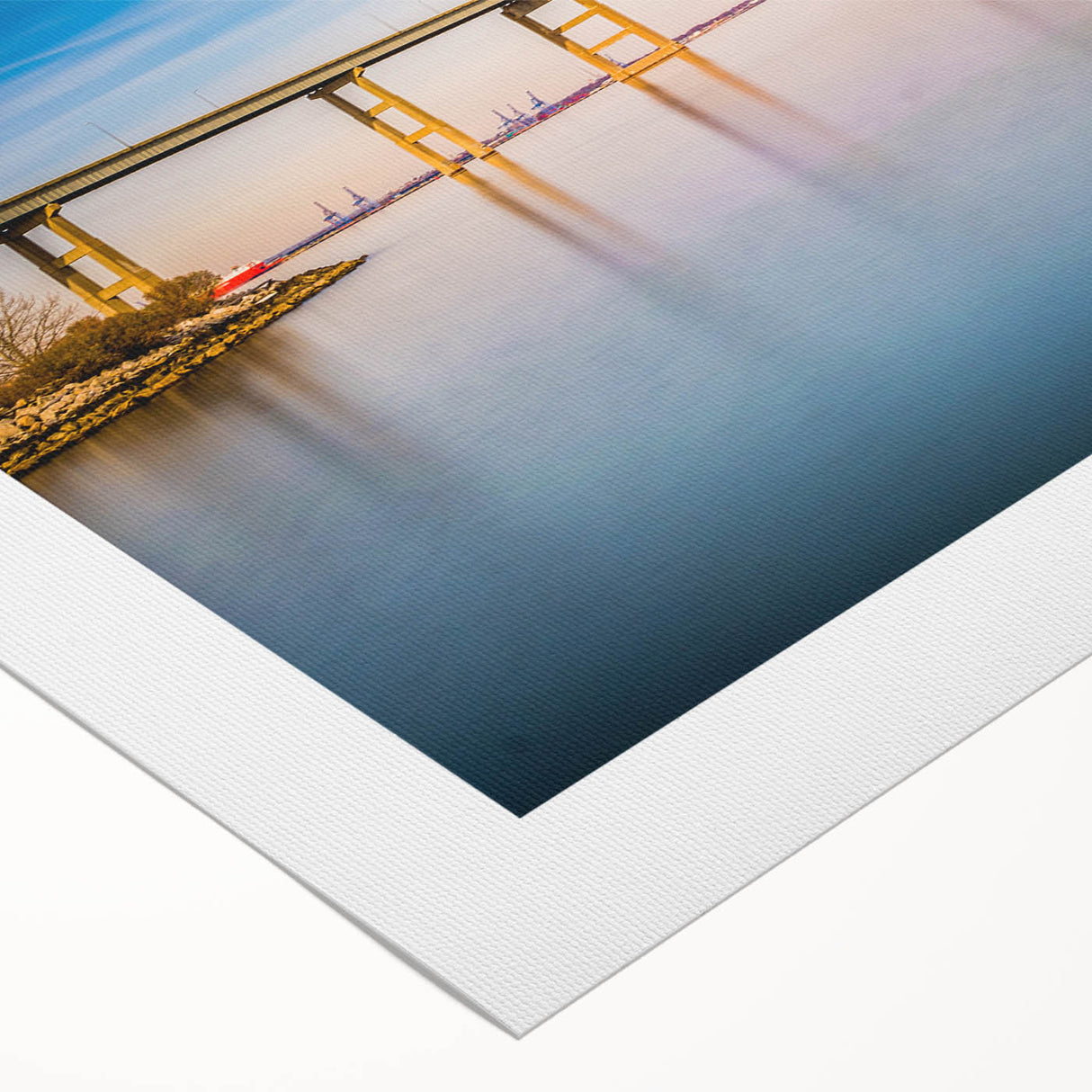 Art deco poster of Baltimore skyline in muted metallic tones on rolled canvas, suitable for dining room wall art.