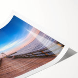 Extra large rolled print of line art flowers in pastel shades, ideal for large living room wall art.