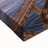 Black and white landscape art painting of Chesapeake Bay on stretched canvas, ideal for bedroom wall art.