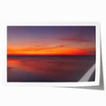 A rolled print of Cape Cod scenery with muted blue and green tones, ideal for art wall dining room or bathroom decor.