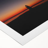 Art deco poster of Nantucket scenery in pastel blues and greens on rolled canvas, suitable for dining room decor.