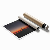 Extra large rolled print of Nantucket scenery with soft floral elements in pastel hues.