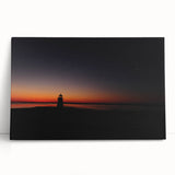 Black and white photograph of Nantucket scenery on large stretched canvas, ideal for kitchen wall art.