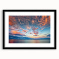 Extra large abstract art print featuring a colorful, textured Minnesota landscape on a framed canvas.