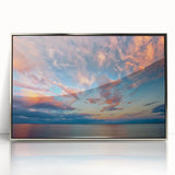 Mid-century modernist art of Minnesota scenery in muted earth tones on a framed acrylic panel.