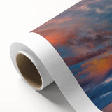 Art deco poster of Minnesota scenery in pastel shades on rolled canvas, ideal for nursery wall art.