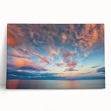 Black and white stretched canvas featuring a serene Minnesota landscape, ideal for kitchen wall art.