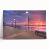 Black and white stretched canvas of a serene Mississippi landscape, perfect for kitchen wall art.