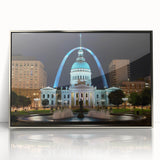 Mid-century modernist art depicting the St.