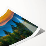 Extra large wall art featuring line art flowers in muted earth tones on a rolled canvas, ideal for large living room decor.