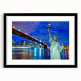 Extra large framed abstract art print featuring colorful, textured scenery of New Jersey, ideal for living room decor.