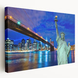 Large canvas print of a New Jersey scenery in muted earth tones, ideal for kitchen wall art.