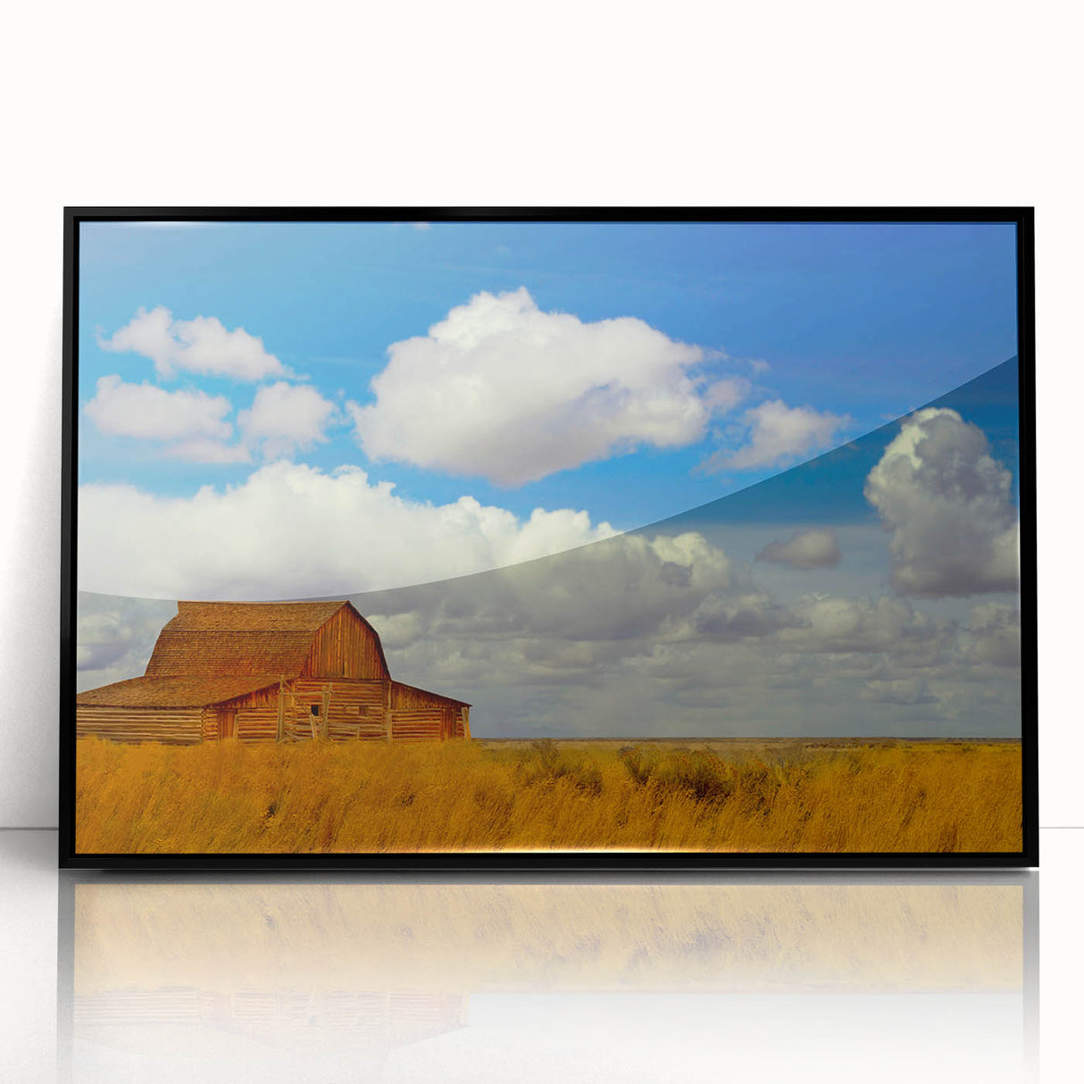 Large abstract wall art depicting a New Mexico landscape in muted earth tones on a framed acrylic, suitable for modern decor.