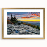 Extra large abstract art print of the Blue Ridge in North Carolina.