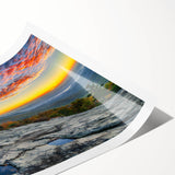 Extra large wall art featuring line art flowers in muted earth tones on a rolled canvas, ideal for large living room decor.