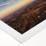 Art deco poster of Durham, North Carolina skyline in monochrome shades on rolled canvas, suitable for dining room wall art.