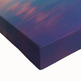 Black and white landscape art painting of Long Island on stretched canvas, ideal for bedroom wall art.