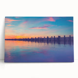 Black and white photograph of Long Island scenery on stretched canvas, ideal for kitchen wall art or bedroom decor.