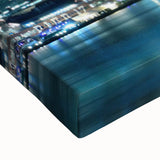 Black and white large art canvas of the Statue of Liberty in a landscape format, ideal for bedroom wall decor.