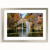 Textured abstract art print of Oklahoma scenery in muted earth tones on a framed canvas, suitable for bedroom decor.