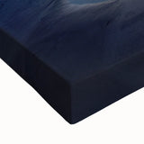 Black and white landscape art painting of Cannon Beach, Oregon on stretched canvas, suitable for bedroom wall decor.