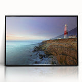 Large abstract wall art of Portland, Oregon, in muted earth tones on a framed acrylic, ideal for modern living room decor.