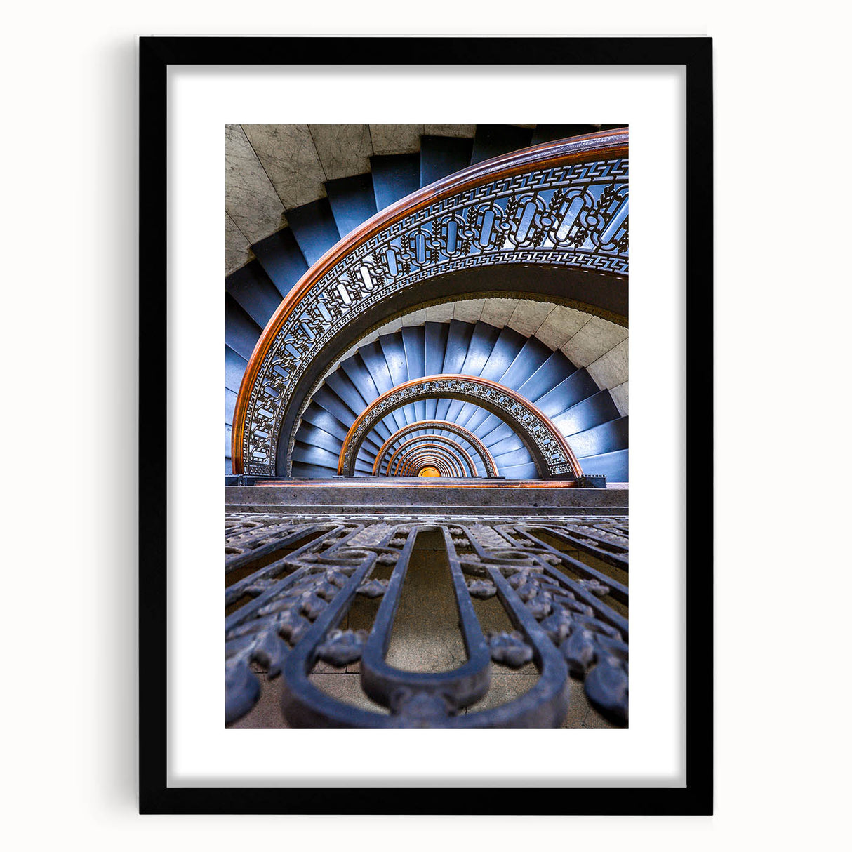 Abstract art print of Pittsburgh with vibrant, colorful strokes on a large framed canvas, suitable for living room decor.