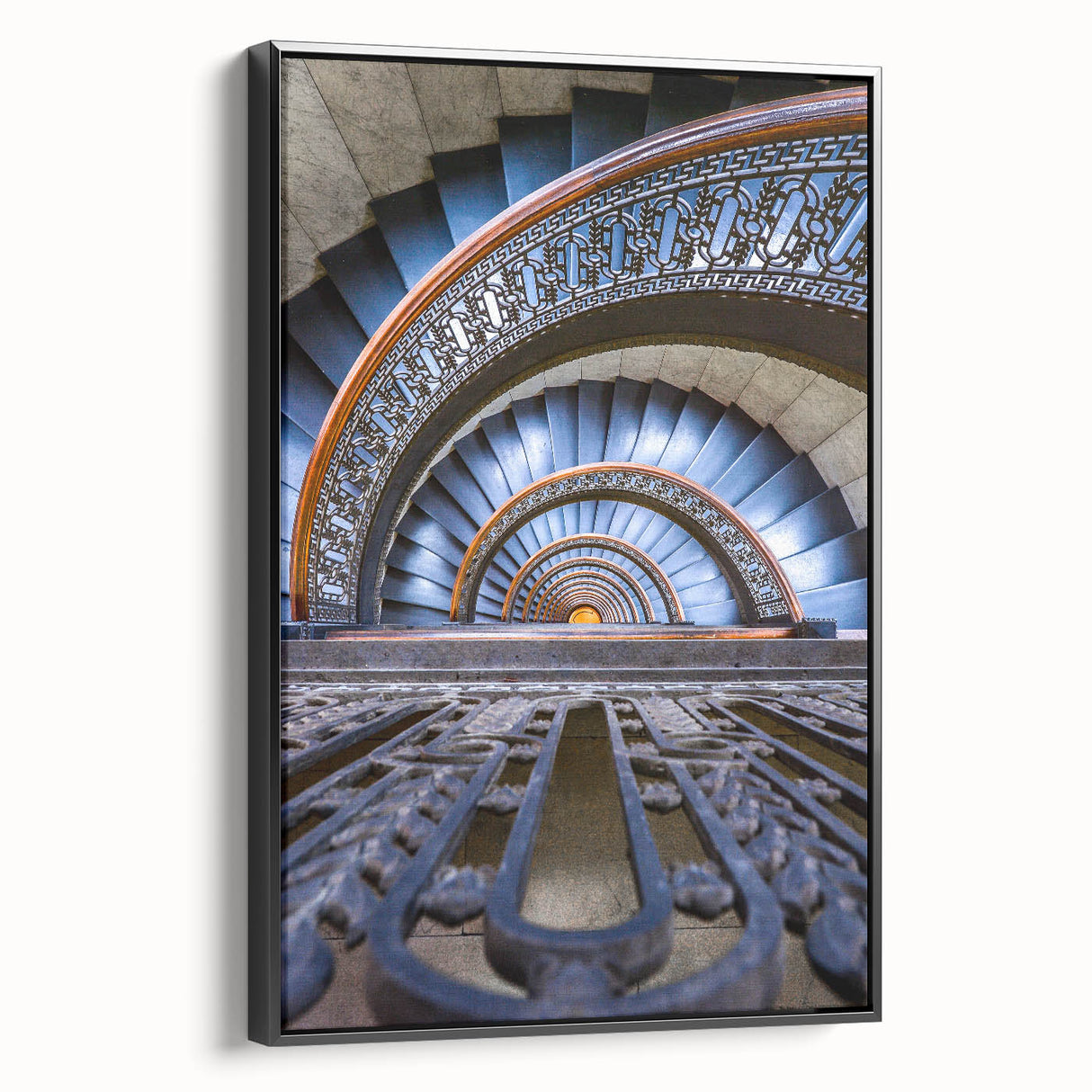 Framed canvas of a black and white vintage Pittsburgh landscape, ideal for bedroom wall art.