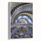 Vintage poster art of Pittsburgh skyline in colorful hues on a framed canvas, ideal for living room decor.