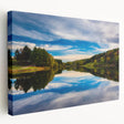 Large canvas print of a Pennsylvania landscape in muted earth tones, suitable for kitchen wall art.