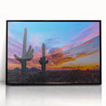 Large abstract wall art depicting the Phoenix Valley in muted earth tones on a framed acrylic panel.