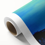 Art deco-style South Carolina scenery on rolled canvas in pastel shades, ideal for nursery wall art.