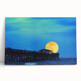 Black and white photo of South Carolina scenery on stretched canvas, ideal for kitchen wall art.