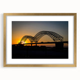 Extra large abstract art print of Memphis skyline in textured gold frame, ideal for living room decor.