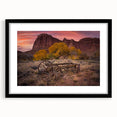 Extra large framed wall art of an abstract depiction of Capitol Reef in Utah.