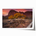 Extra large rolled print of Capitol Reef with vibrant red rock formations, ideal for art wall dining room.