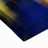 Black and white landscape art painting of Virginia scenery on stretched canvas, suitable for bedroom wall art.