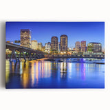 Black and white large art print of Virginia scenery on stretched canvas, ideal for kitchen wall art.