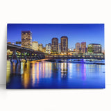 Black and white photograph of a Virginia landscape on stretched canvas, suitable as large kitchen wall art.