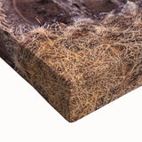 Black and white landscape art painting of the Palouse hills on stretched canvas, ideal for bedroom wall art.