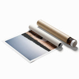 Extra large rolled canvas print featuring autumnal floral art in warm orange and red tones.